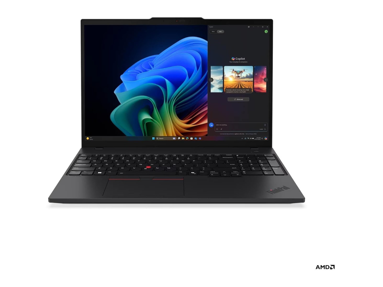 Lenovo - ThinkPad T16 G4 21QN005XUS 16" - AMD Ryzen AI 7 350 chip - 16GB Memory - 512GB SSD - Black