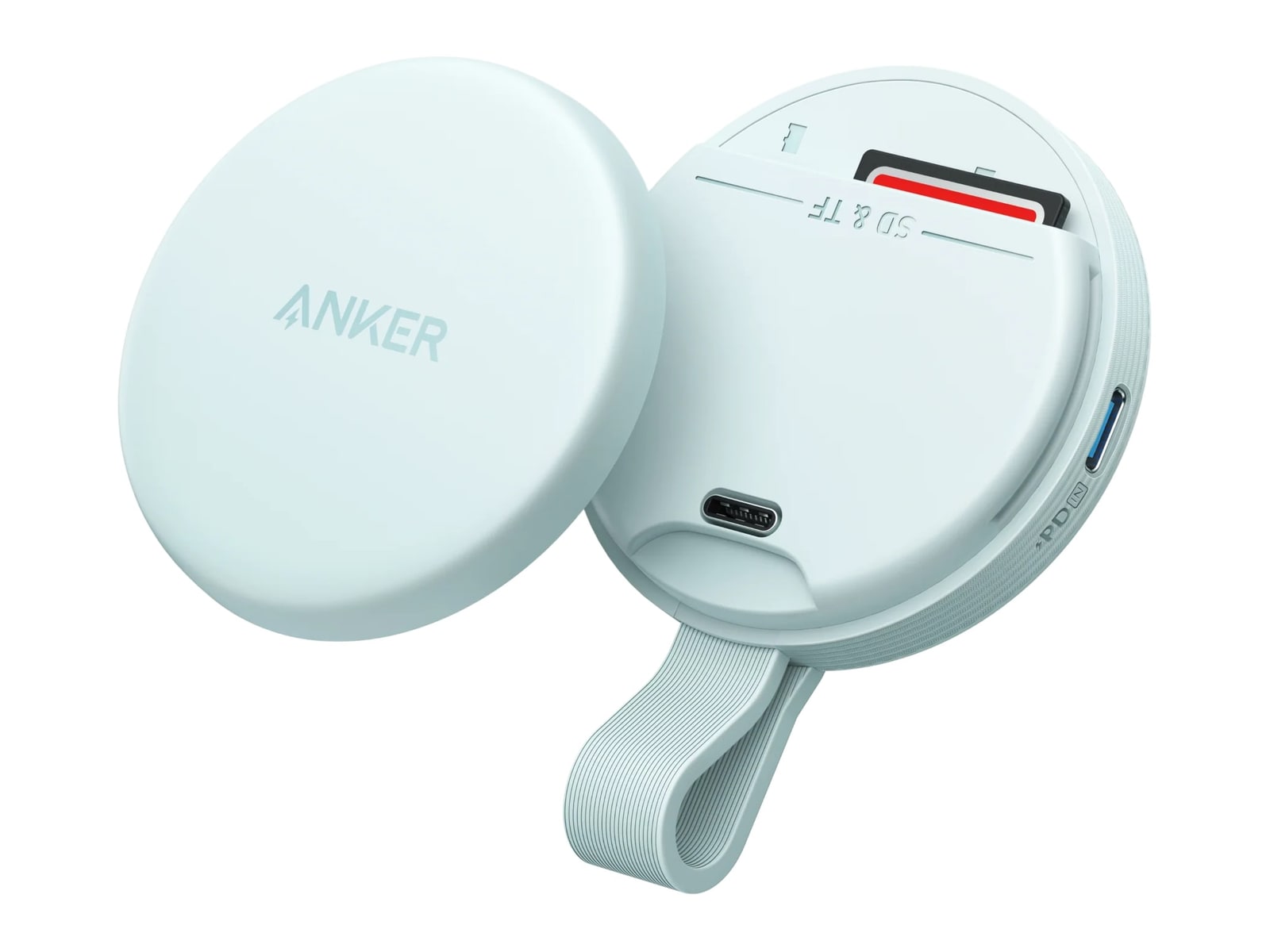 Anker - MagGo USB-C Adapter (3-in-1, 10Gbps, For iPhone) Buds Green USB Adapters