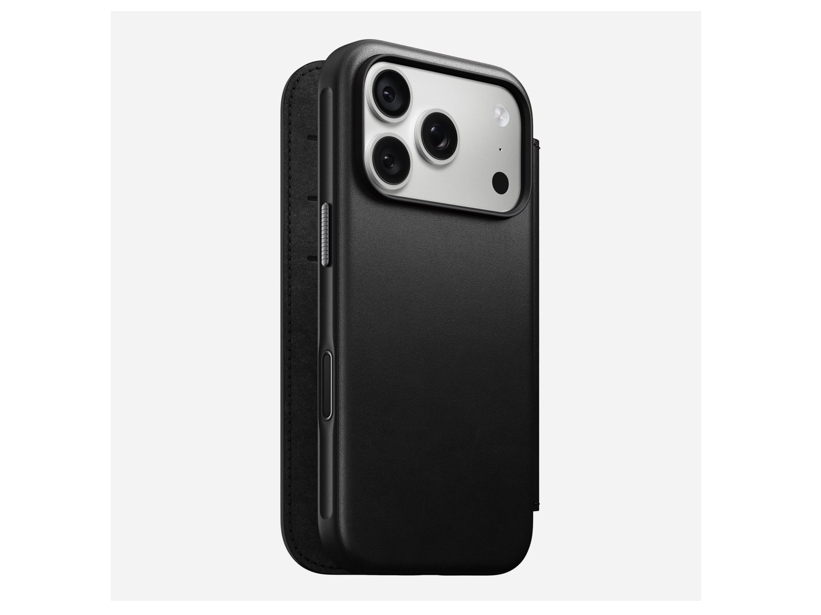 Nomad - Modern Leather Folio - iPhone 18 Pro - Black - Camino Leather