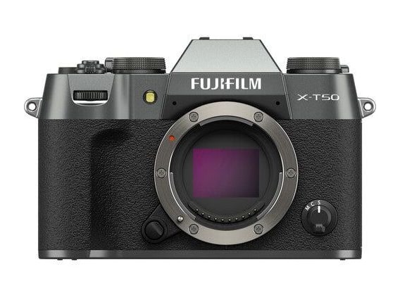 Fujifilm - X-T50 40.2 MP Mirrorless Cameras Body Only - Charcoal Silver