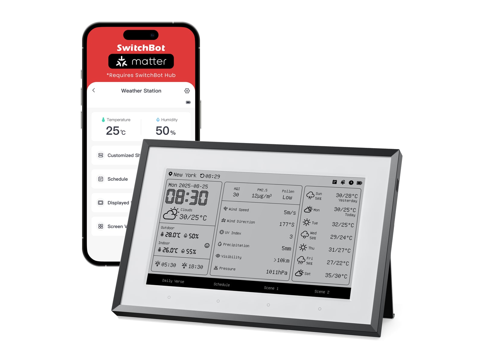 SwitchBot - E-Ink Home Dashboard Smart Displays