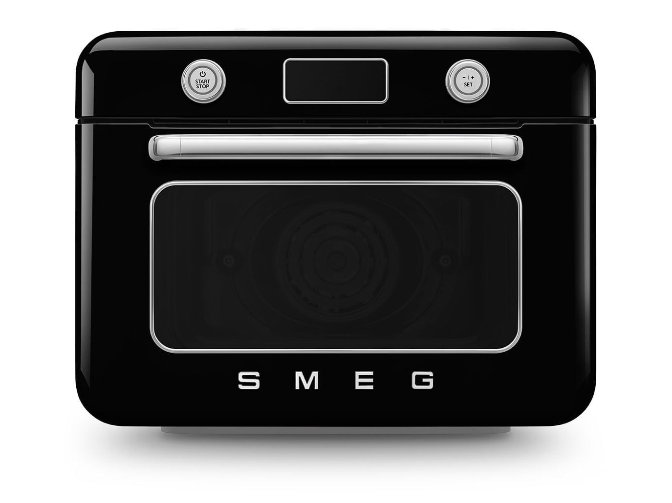 Smeg - 50's Style Countertop Combi Steam Oven Black Air Fryers