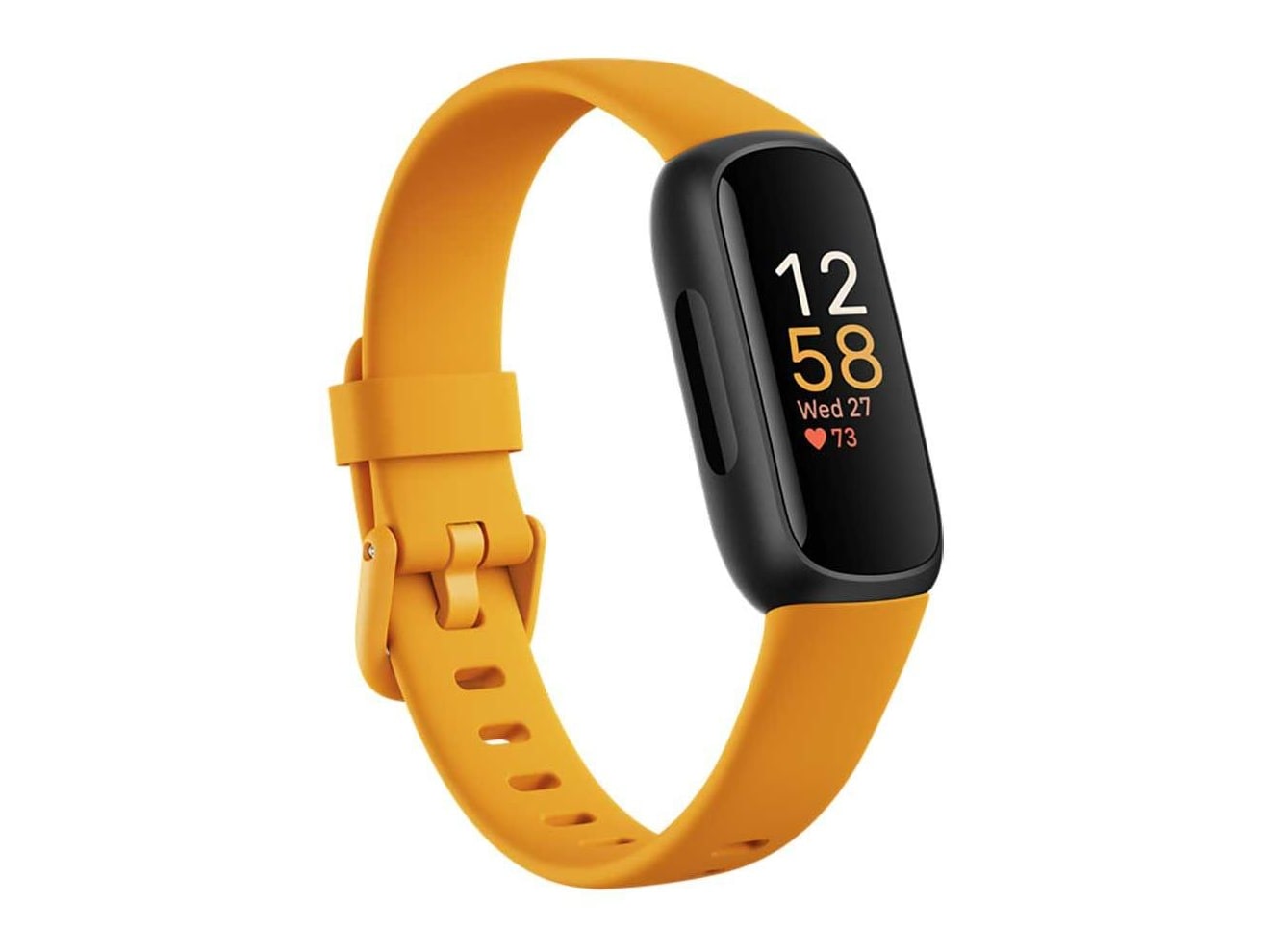 Fitbit - Inspire 3 Morning Glow Fitness Bands - Orange