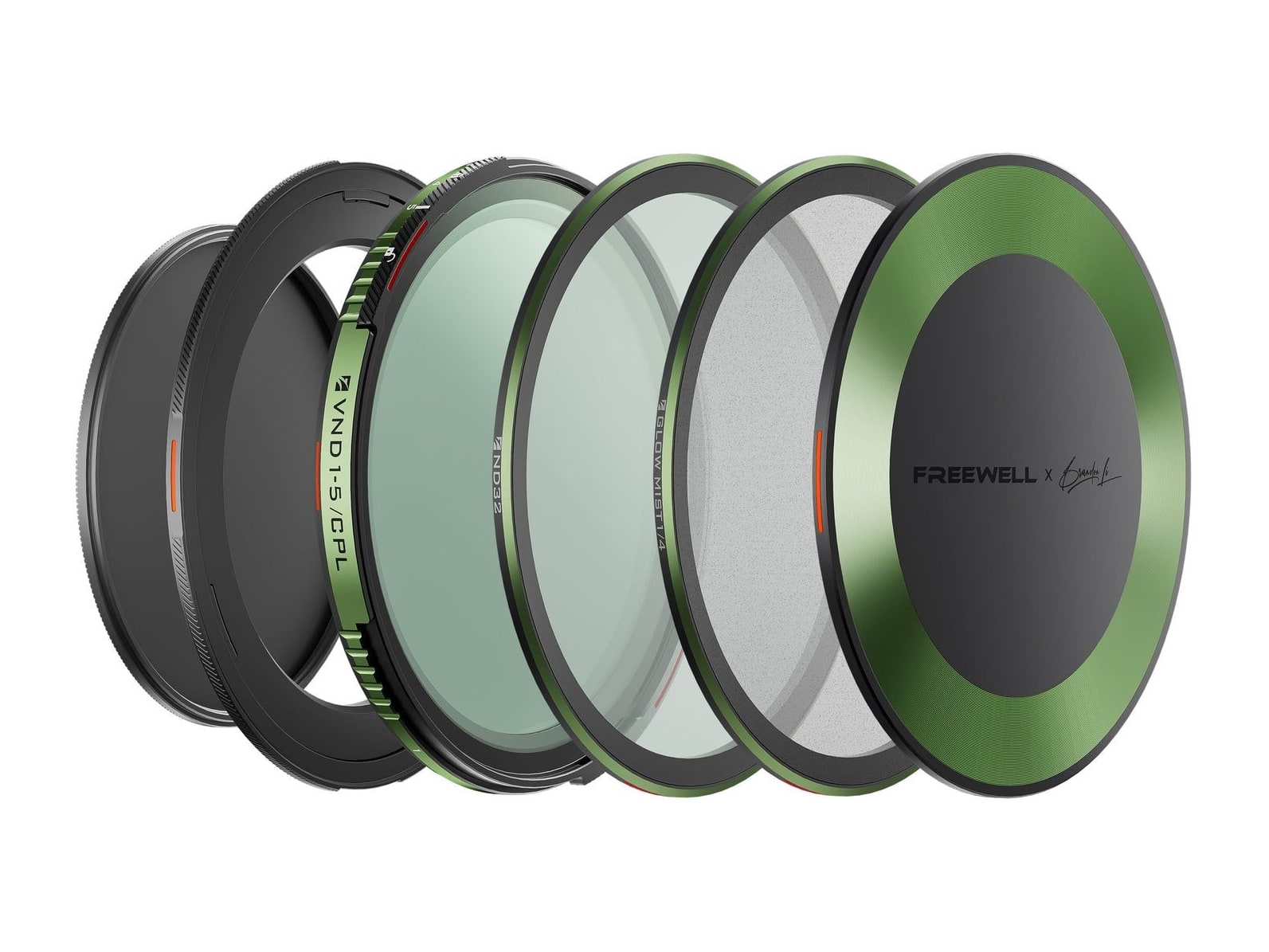 Freewell - Brandon Li Variable ND/CPL Pro Kit - 72mm Camera Accessories