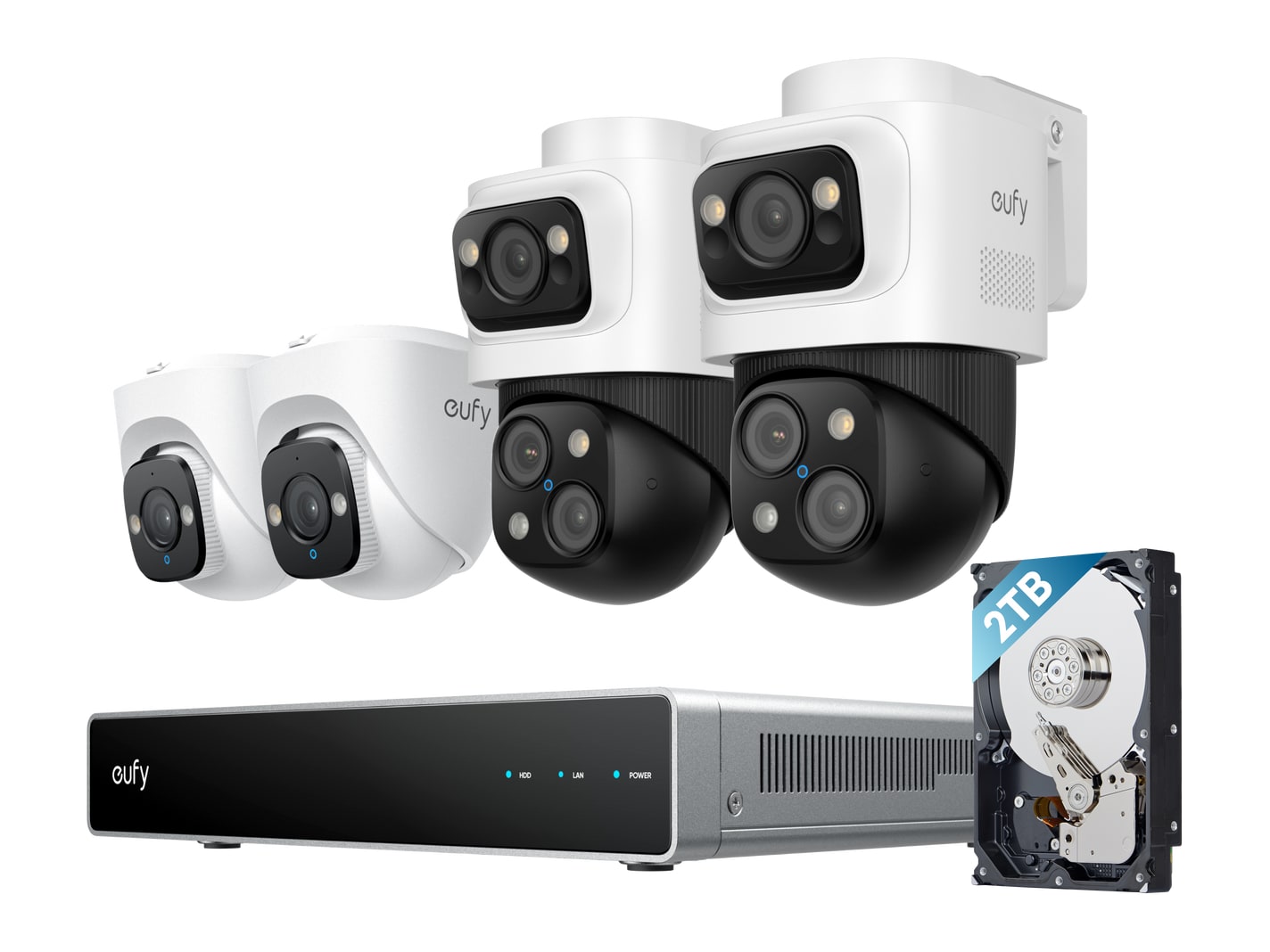 Eufy - NVR Security System S4 Security Cameras