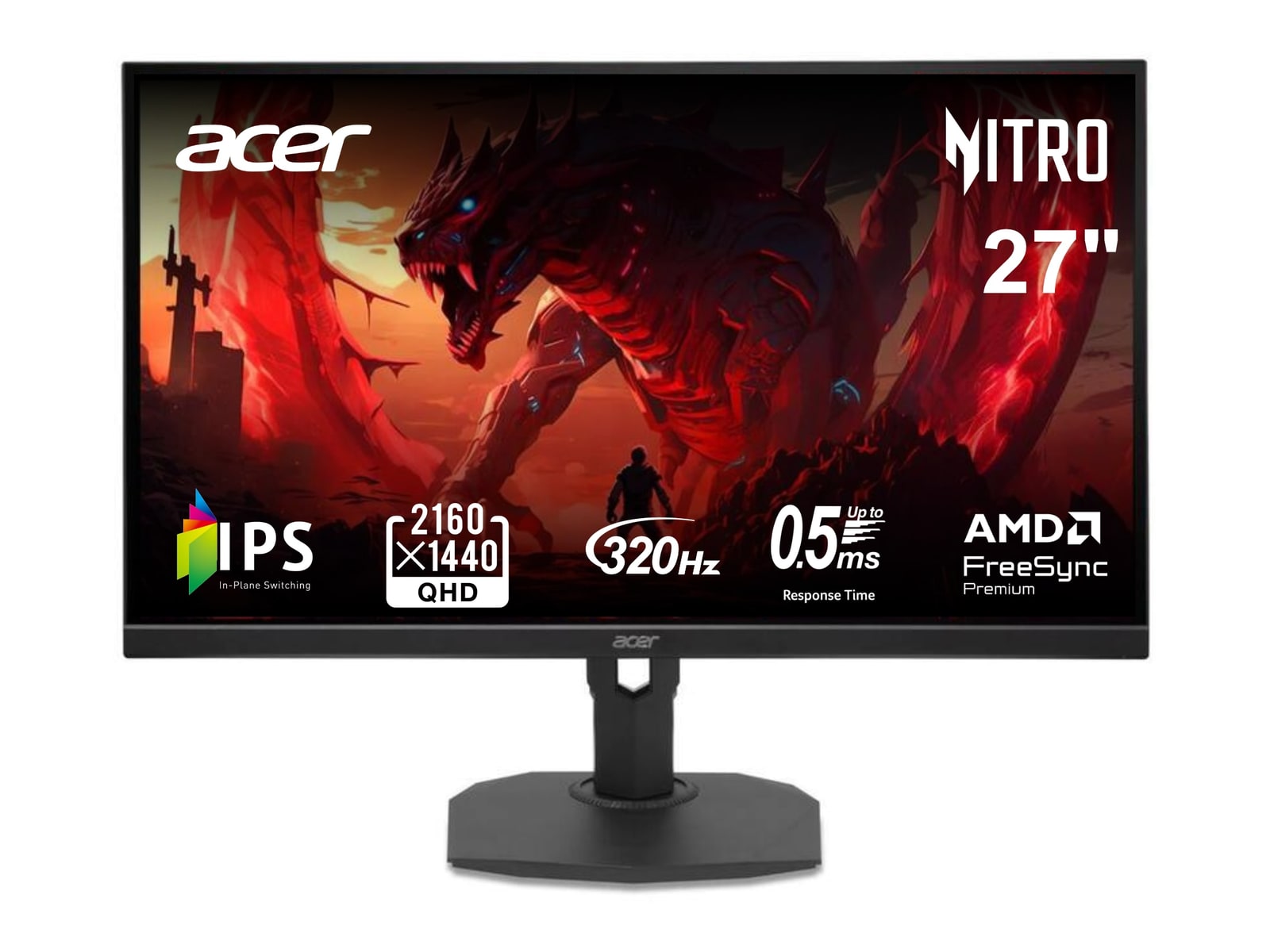 Acer - 27" Nitro XF273U F3bmiiprx QHD 320Hz Gaming Monitors