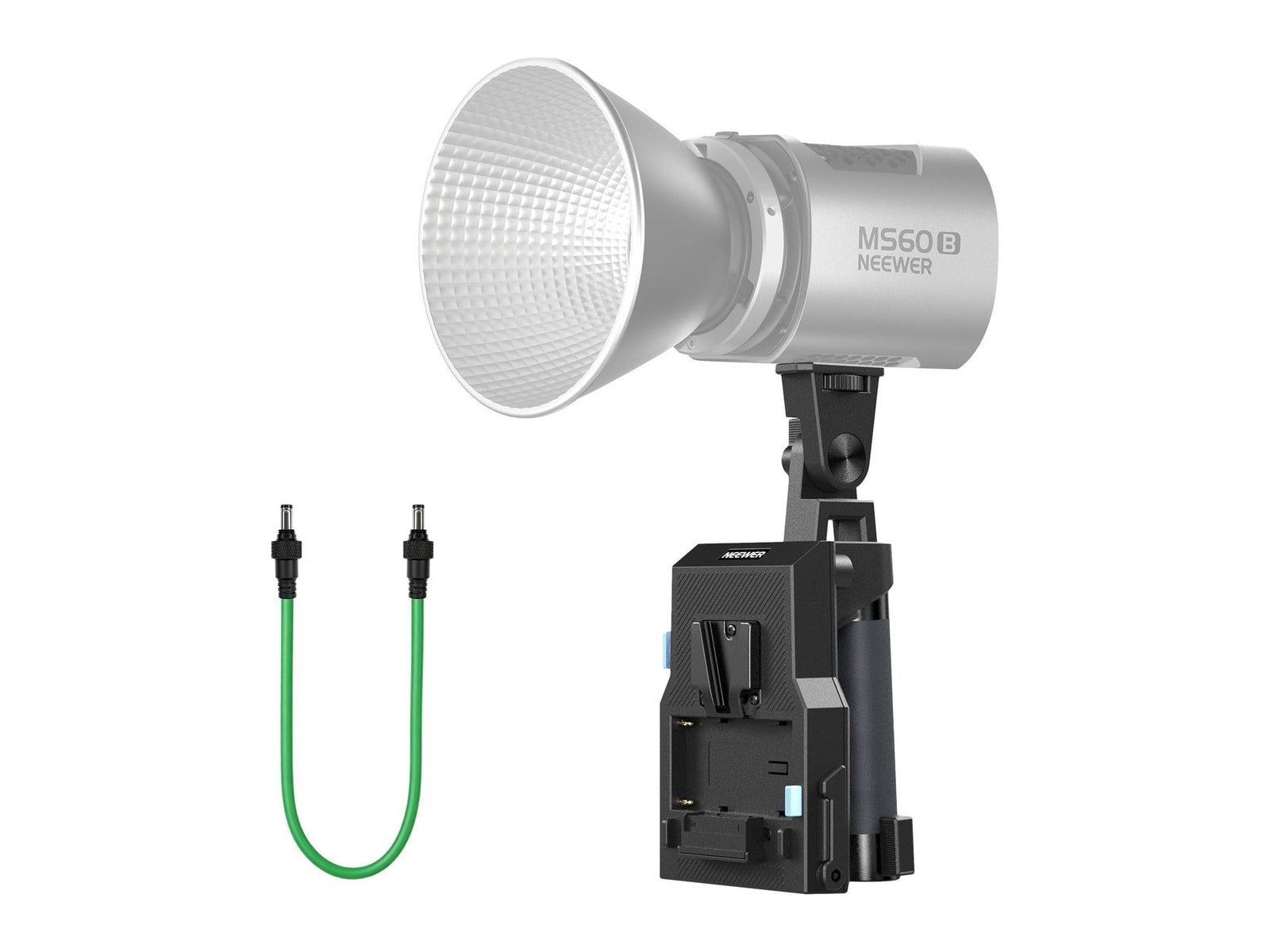 Neewer - PS011E 2 in 1 V Mount & NP-F Battery Handgrip for MS HS Series Camera Batteries