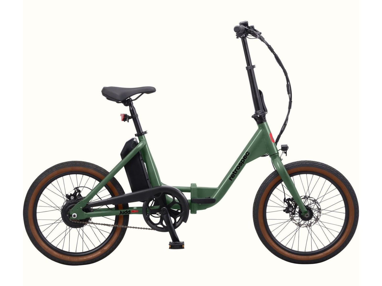 Retrospec - Judd Rev 2 Folding Moss Electric Bikes