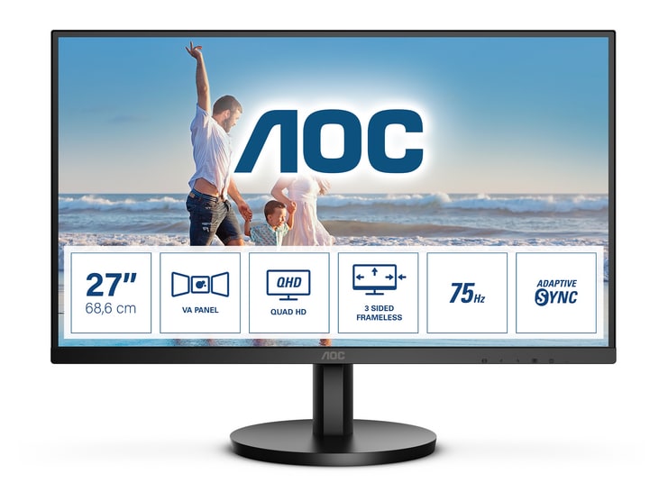 AOC - 27" Q27B3MA WQHD 75Hz Professional Monitors (EU)
