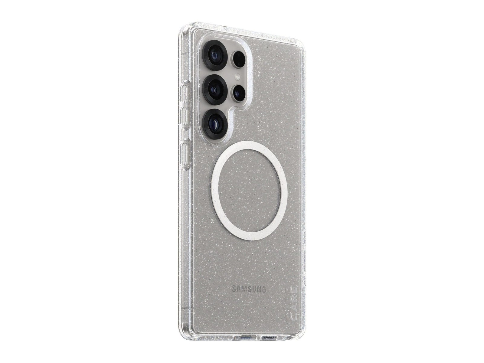 PanzerGlass - CARE Star Lit Case w. White Qi Compatible Samsung Galaxy S25 Ultra