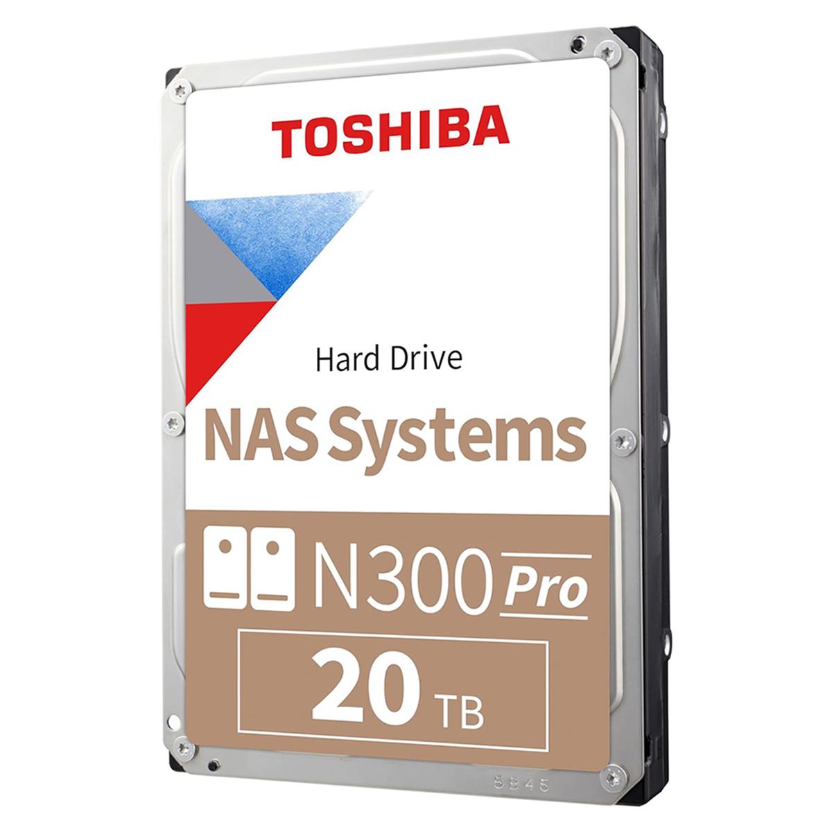 Toshiba - N300 Pro 20TB Storage Drives - SATA III (SATA 6.0 Gb/s)