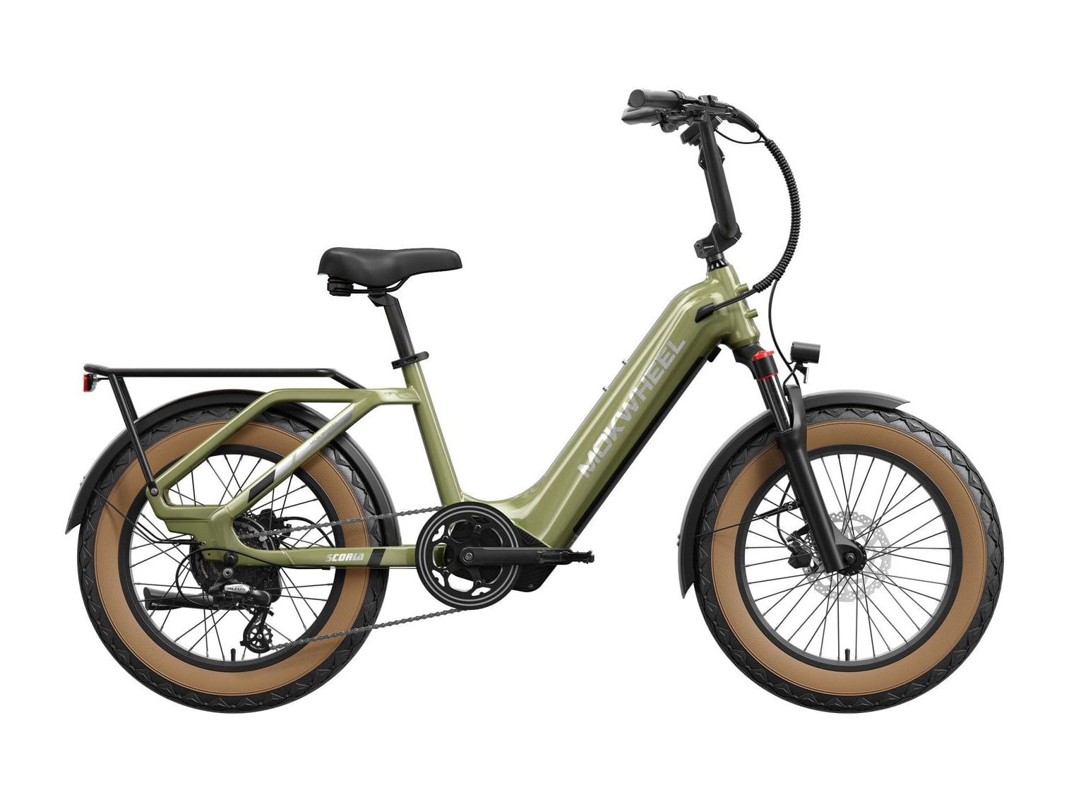 Mokwheel - Scoria 2.0 Olive Green Electric Bikes