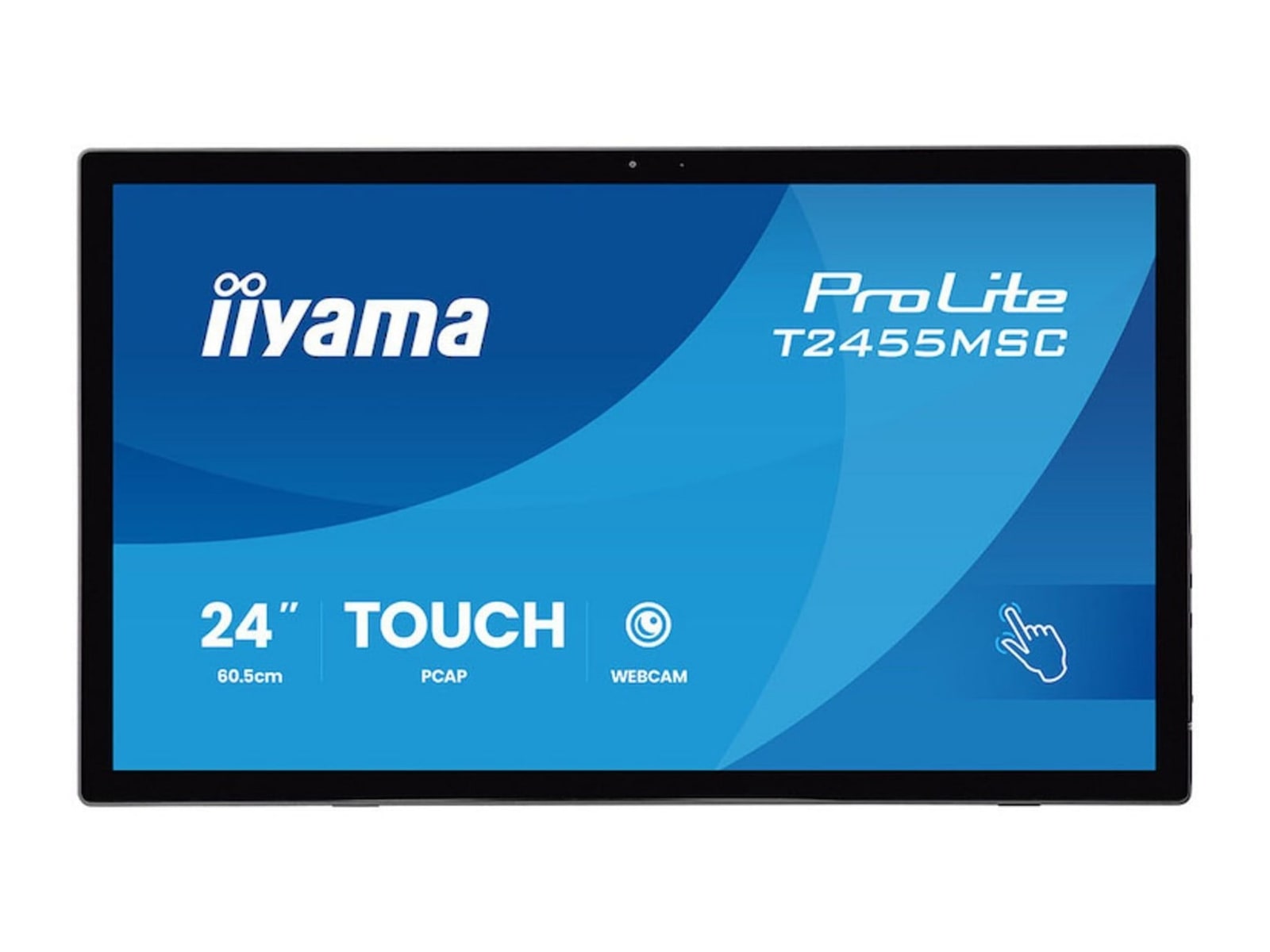 iiyama - 23.8" ProLite T2455MSC-B2 Full HD 120Hz Touch Screen Monitors - Black