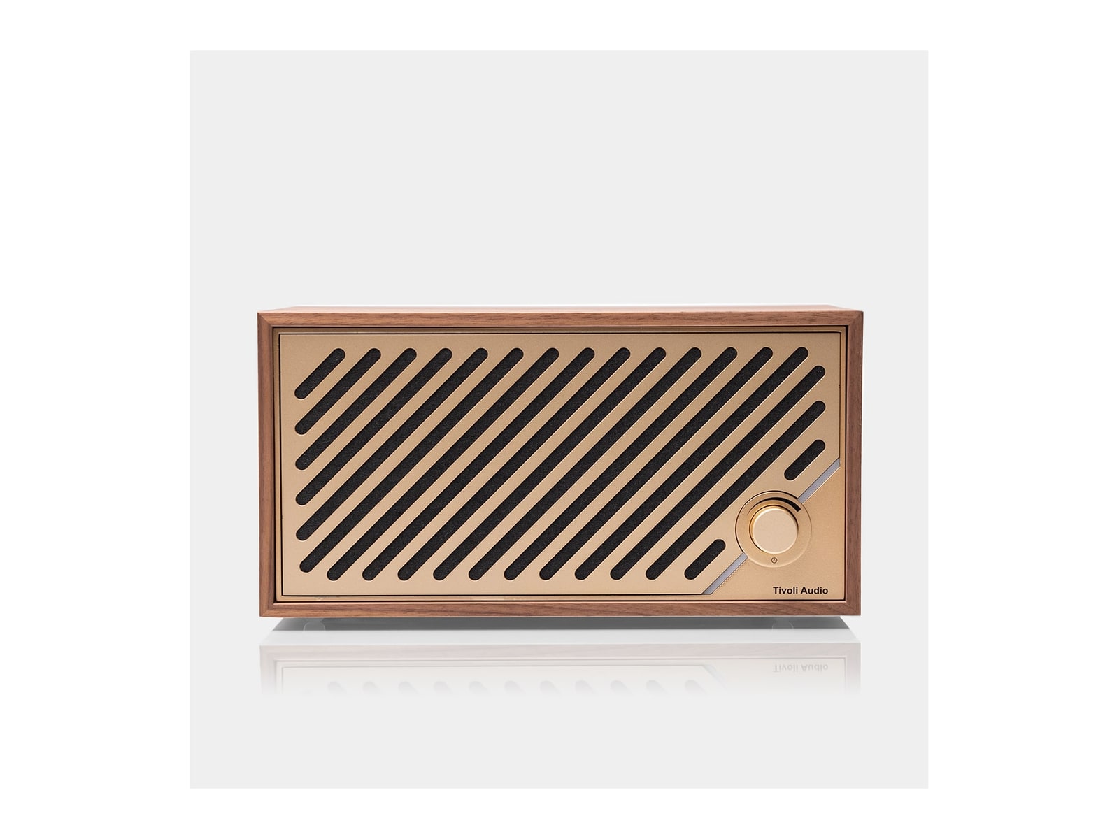 Tivoli Audio - Model Two Digital Smart Speakers - Walnut/Gold