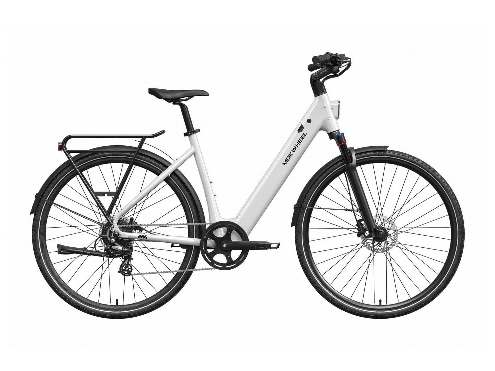 Mokwheel - Flint ST White Electric Bikes