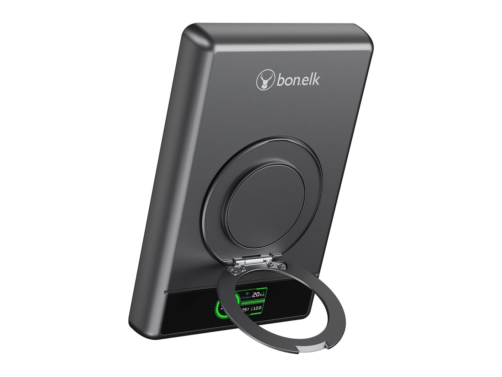 Bonelk - Magnetic 5-in-1 Wireless Charging Power Bank 10000mAh Space Grey Power Banks