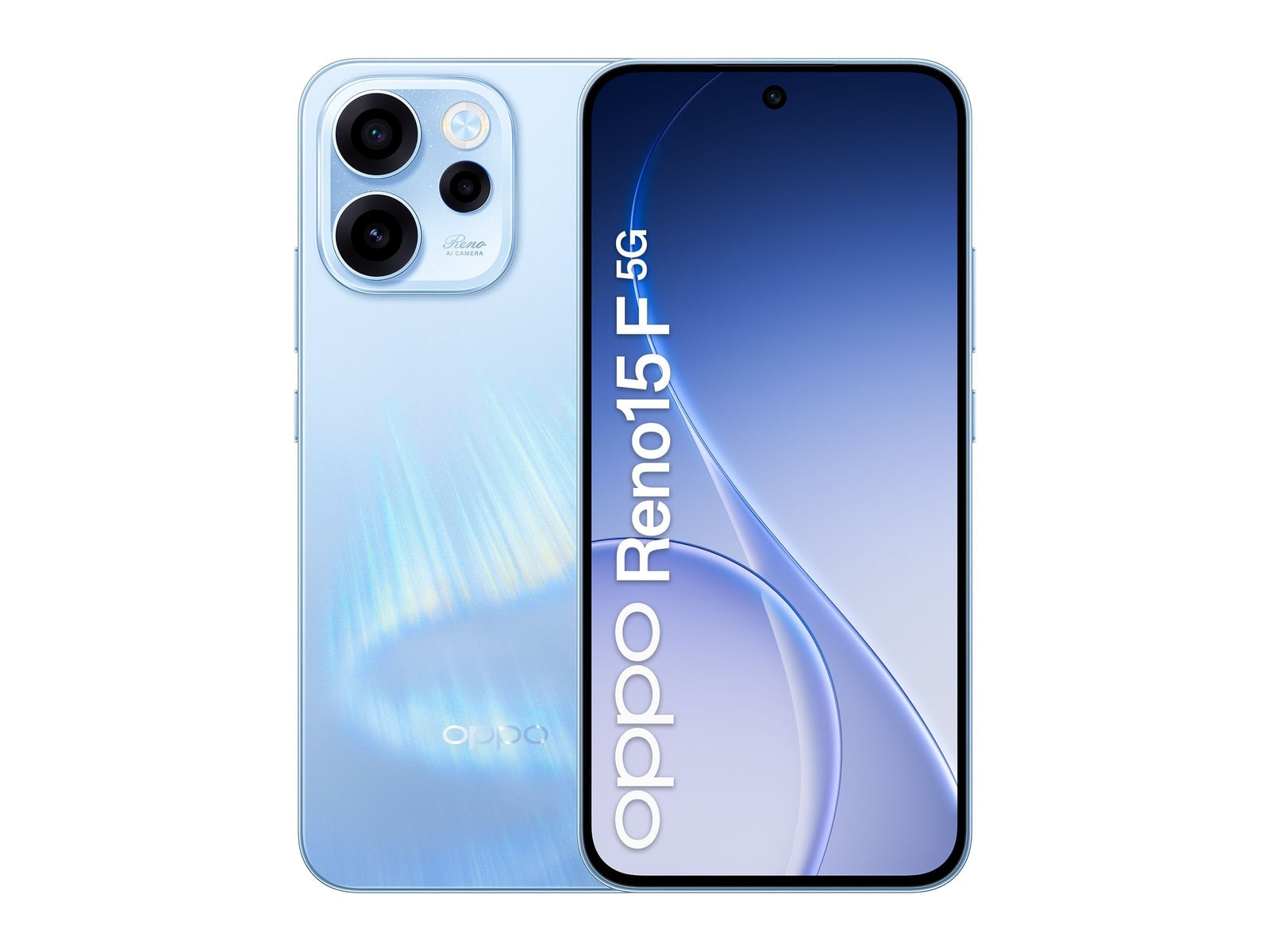 OPPO - Reno 15 F 5G 256GB - Aurora Blue