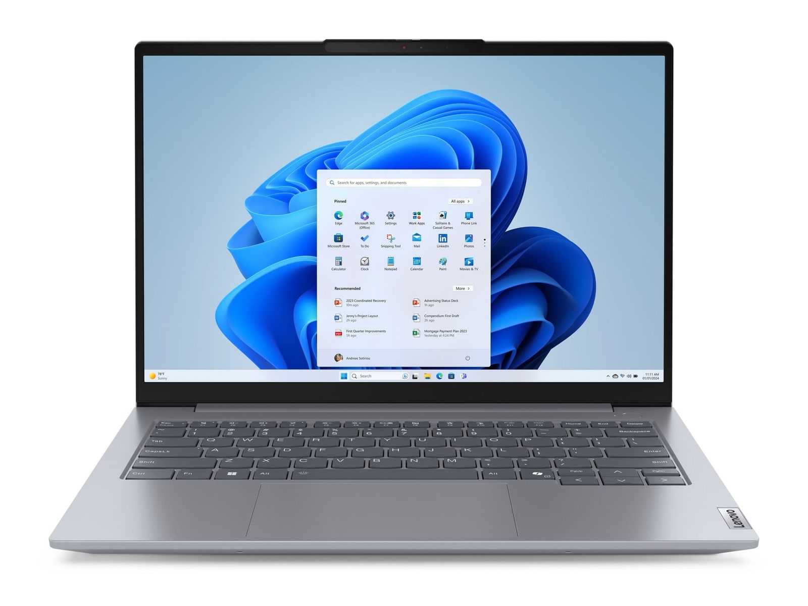 Lenovo - ThinkBook 14 G7 ARP 14" - AMD Ryzen 7 7735HS chip - 16GB Memory - 512GB SSD - Gray