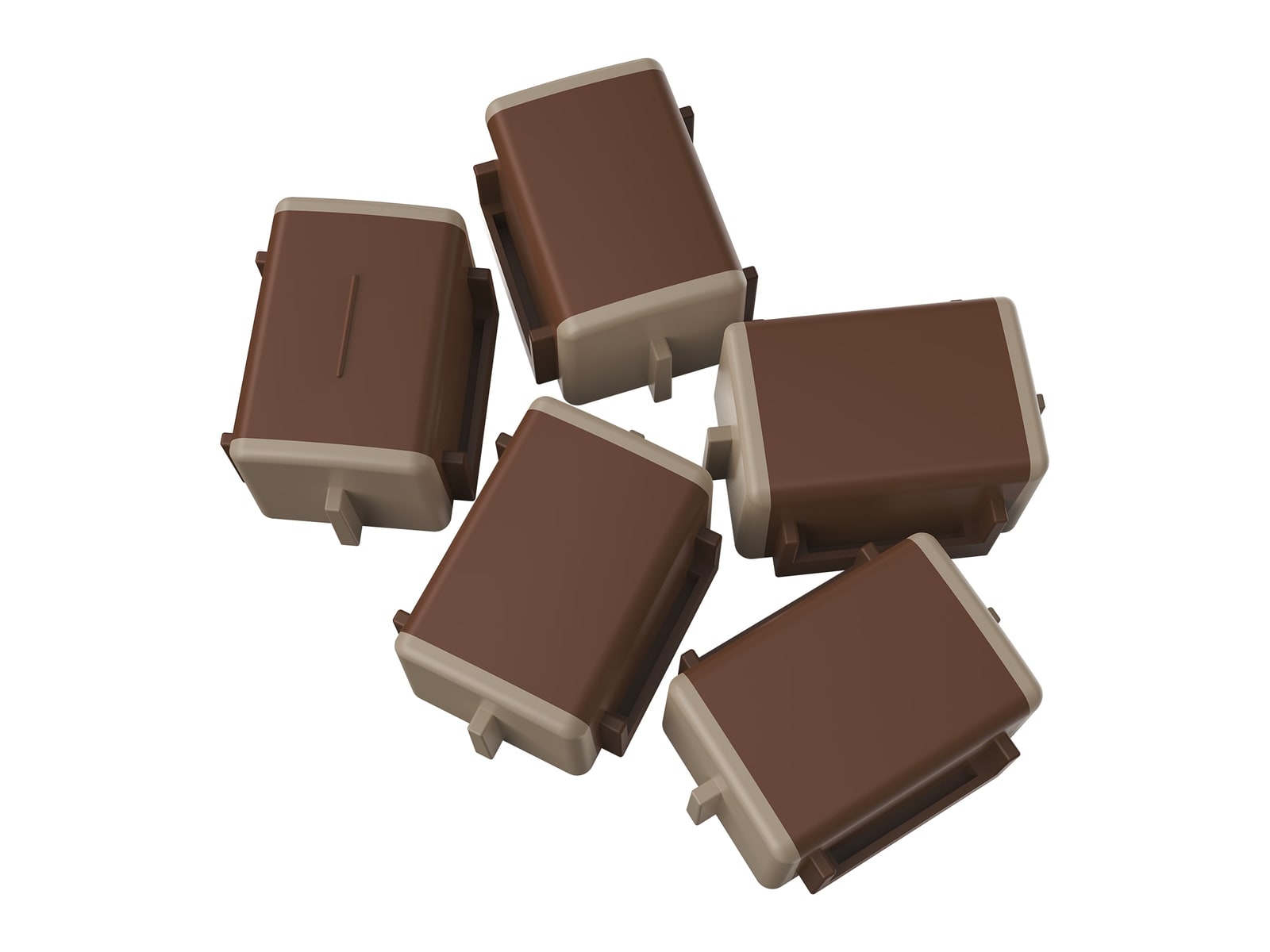 CRKD - EZ Glide OG Fret Button Pack - Coffee Edition