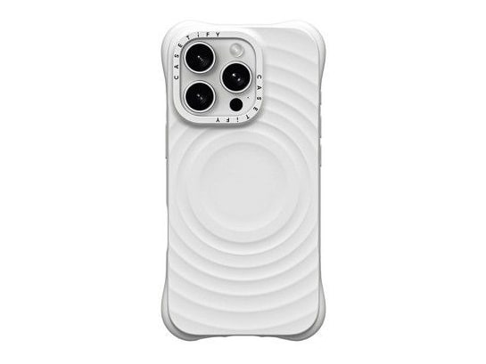 CASETiFY - Ripple Case with MagSafe - iPhone 16 Pro - White