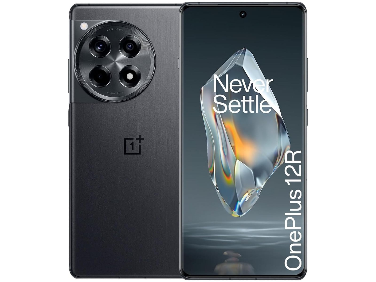 OnePlus - 12R 5G 256GB - Iron Gray