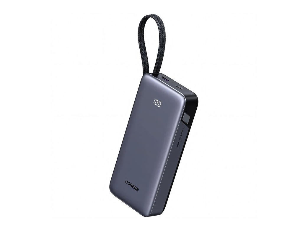 UGREEN - Nexode 20000mAh 45W Built-in Cable Grey Power Banks