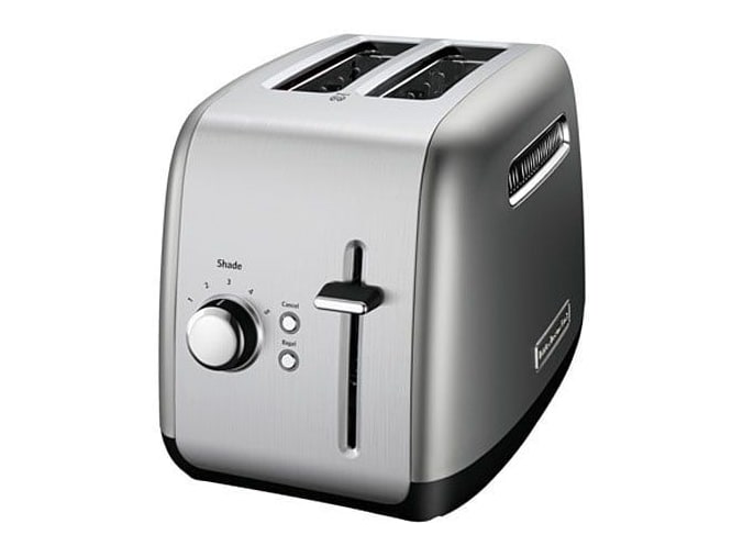 KitchenAid - Contour Silver 2-Slice Toaster Toasters & Ovens
