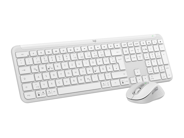 Logitech - Signature Slim Combo MK950 Wireless Keyboards - Off White (UK)