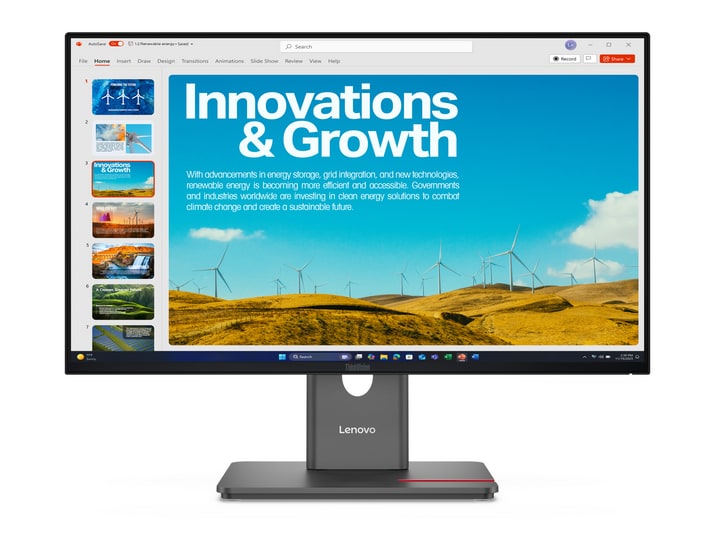 Lenovo - 23.8" ThinkVision P24QD-40 QHD 120Hz Professional Monitors