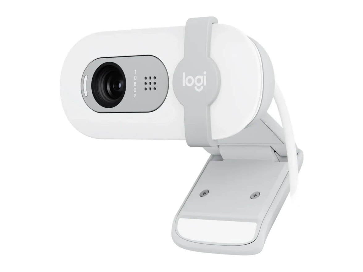 Logitech - BRIO 100 Webcams - Off-White (UK)