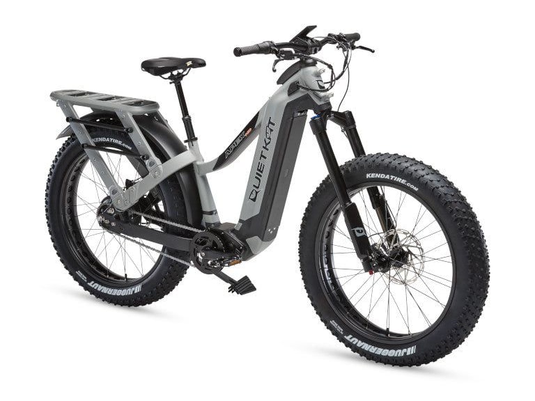QuietKat - Apex HD 15Ah Step-Over Gull Grey Electric Bikes