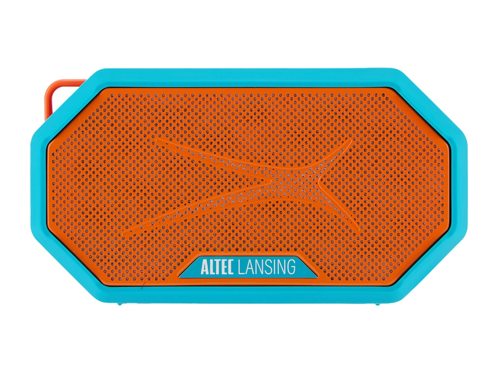 Altec Lansing - HydraMini 2.0 Bluetooth Portable Speakers - Turquoise/Orange