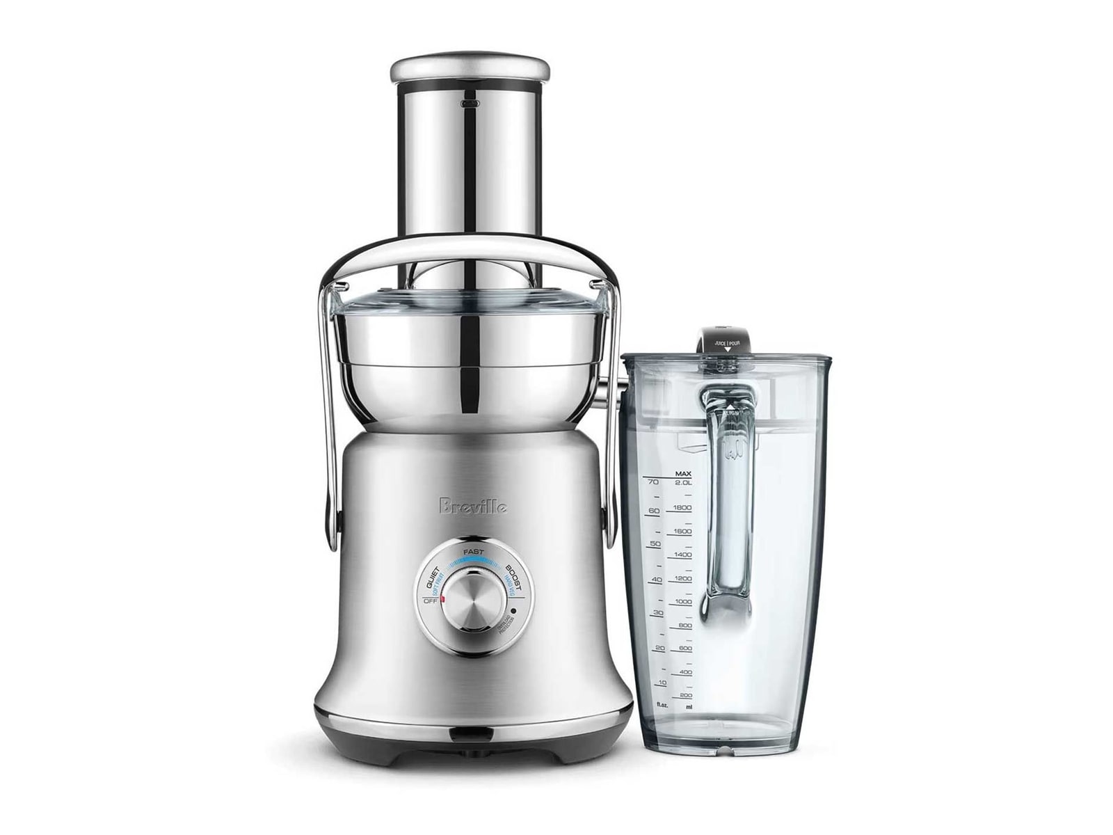 Breville - the Juice Fountain Cold XL Juicer Stainless Steel Food Processors