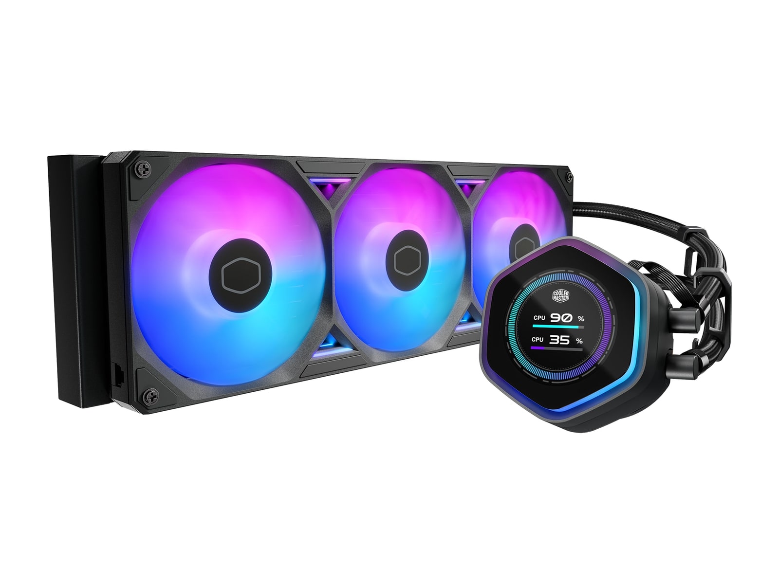 Cooler Master - MasterLiquid Atmos II 360 LCD Black Cooling Systems