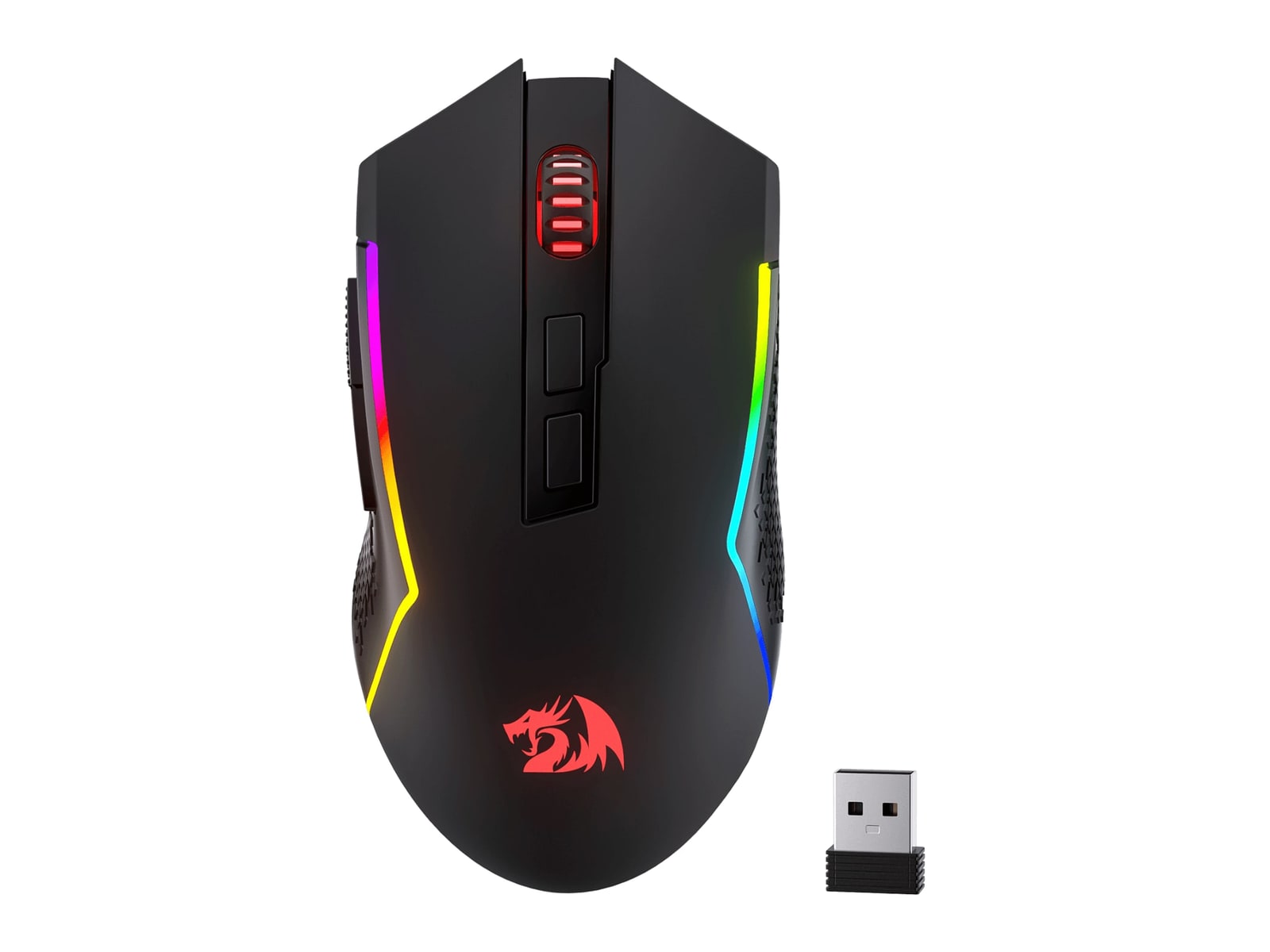 Redragon - TRIDENT M693 LIT Wireless Mice - Black