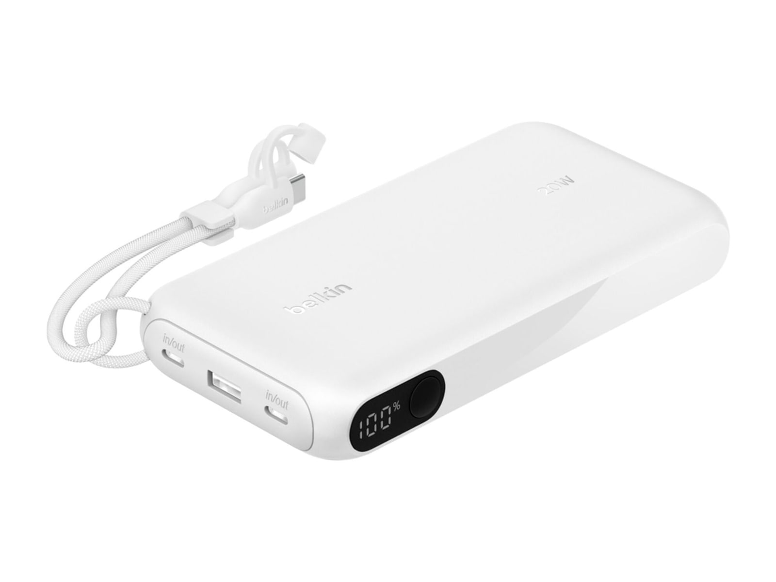 Belkin - BoostCharge Power Bank 20K Power Banks - White