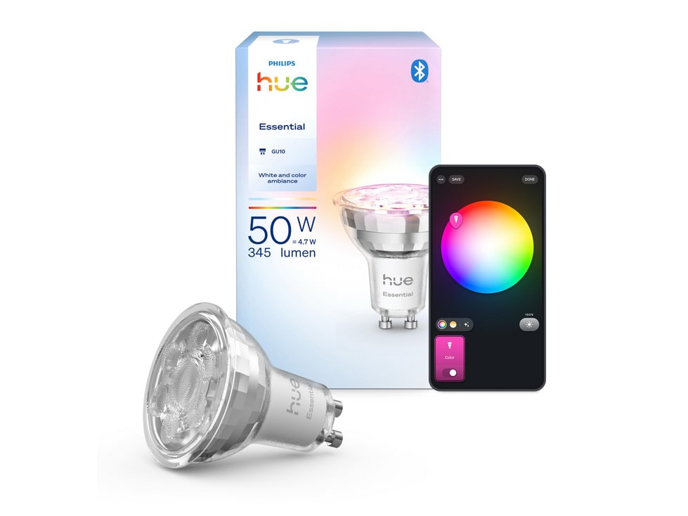 Philips - Hue Essential Smart GU10 LED Smart Lighting (EU)