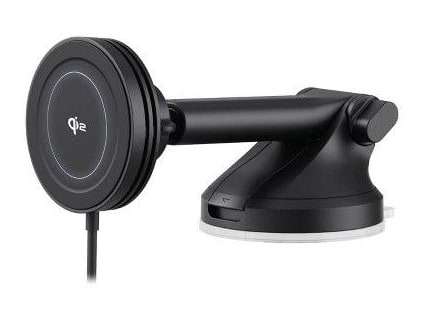 iOttie - Velox Mini Qi2 Wireless Dash & Windshield Car Phone Mount Black Car Chargers
