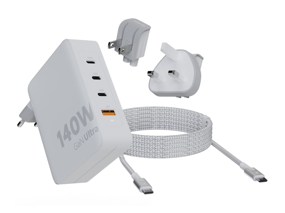 Xtorm - GaN Ultra Travel 140W White Wall Chargers