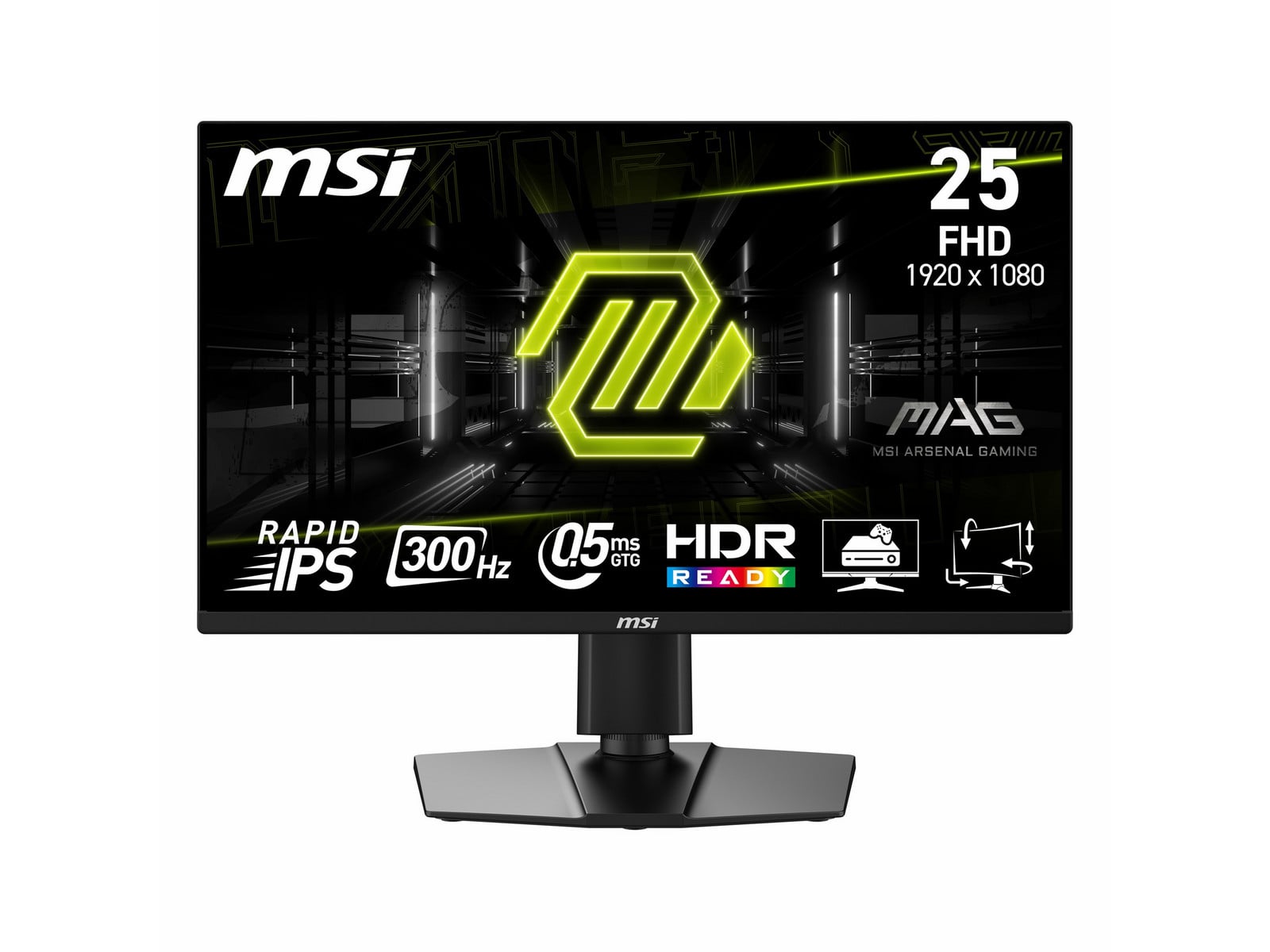 MSI - 24.5" MAG 255PXF Full HD 300Hz Gaming Monitors