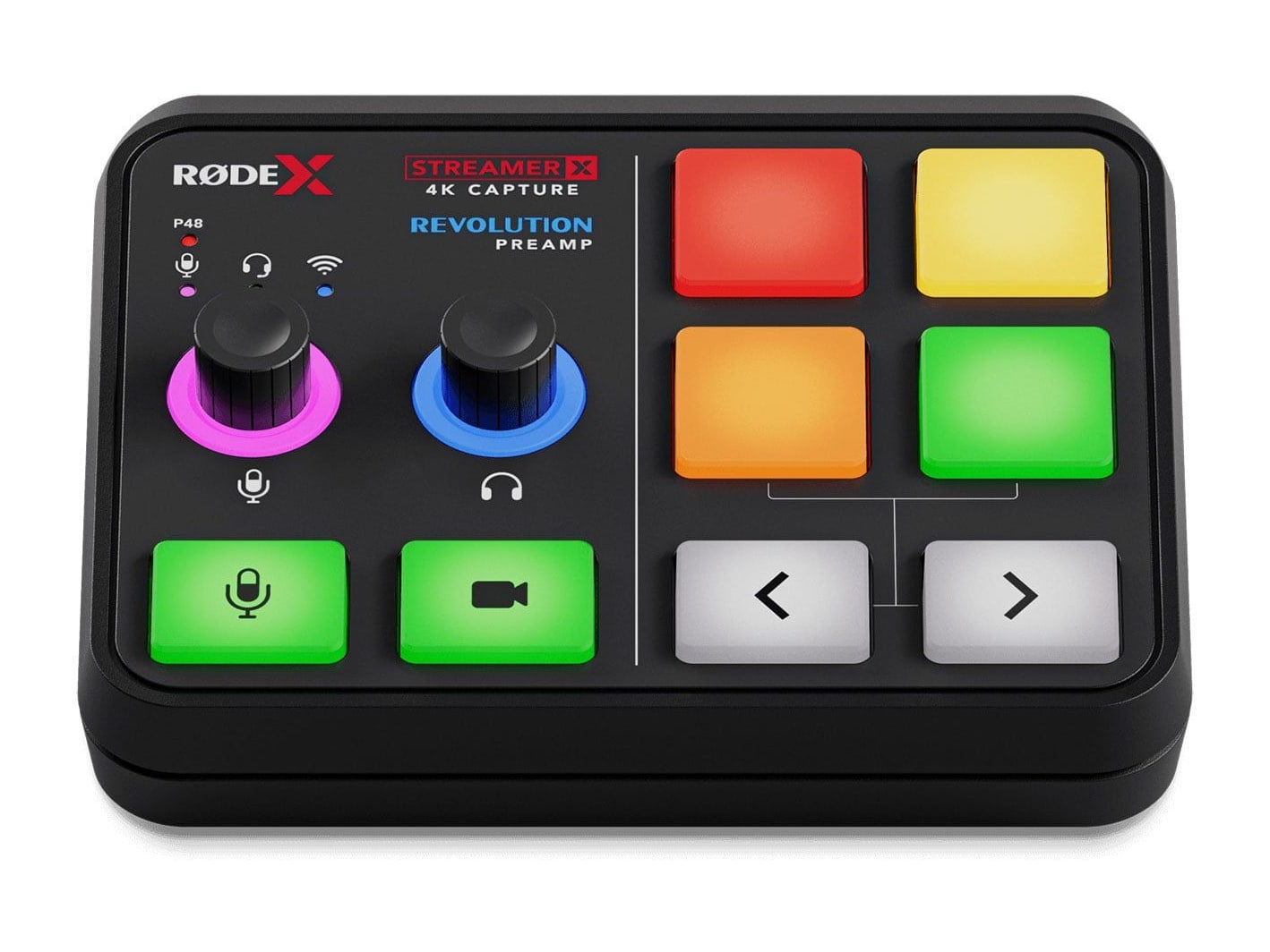 Rode - Streamer X Audio Interface And Video Capture Card Microphones - Black