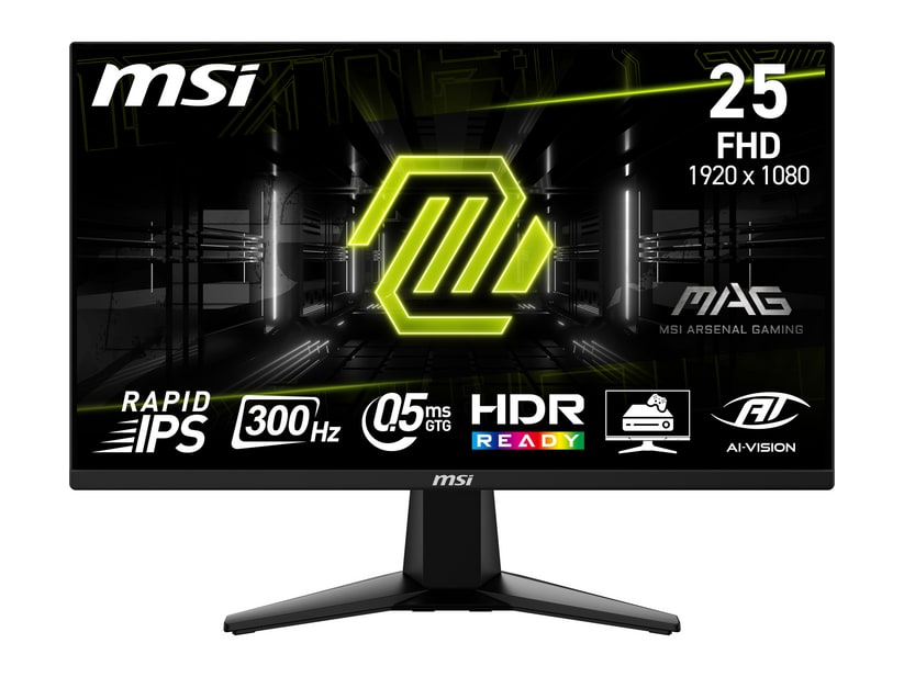 MSI - 24.5" MAG 255XF Full HD 300Hz Gaming Monitors