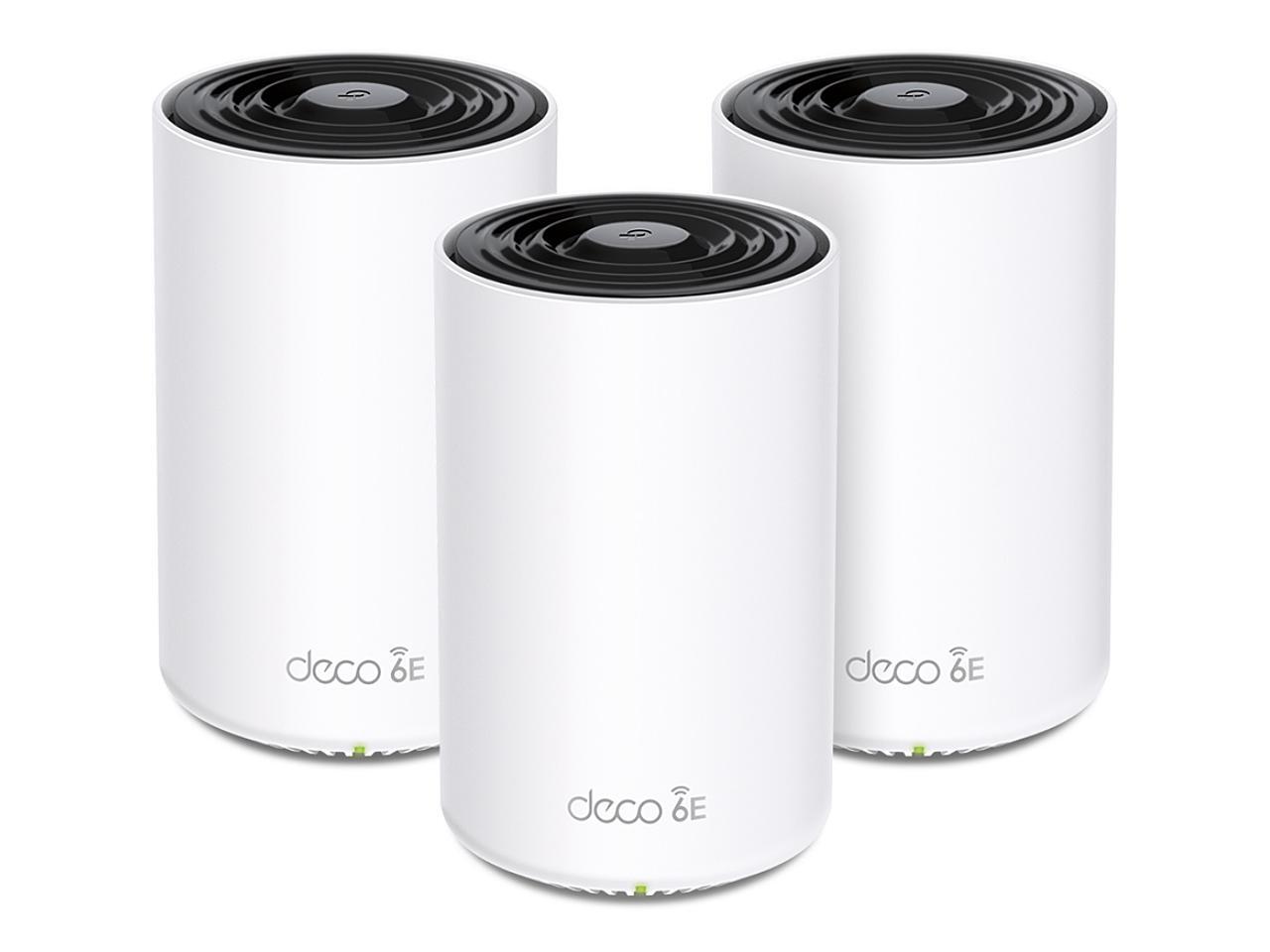 TP-Link - Deco XE75 3-Pack Tri-Band Wi-Fi 6E (802.11ax) Mesh Wi-Fi Systems