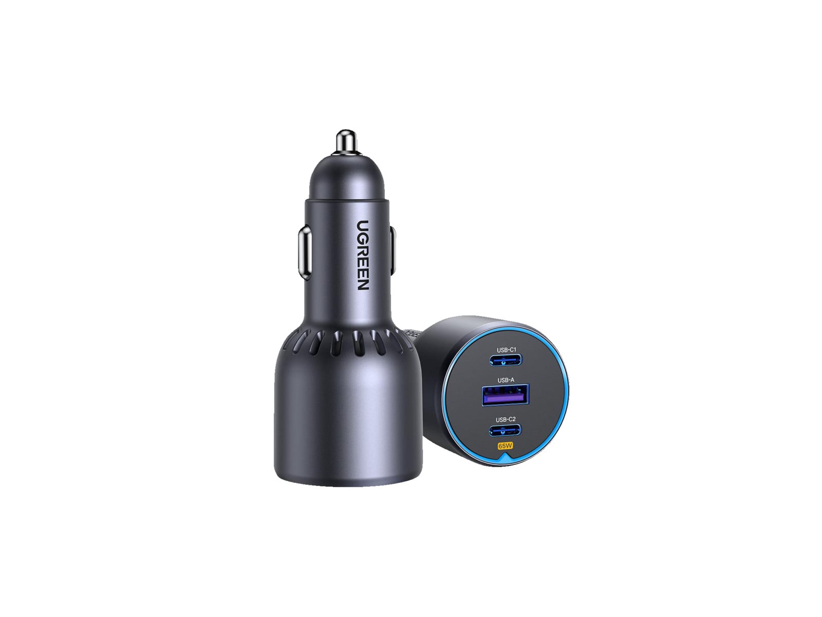 UGREEN - 75W 3-Port Fast Car Charger Car Chargers