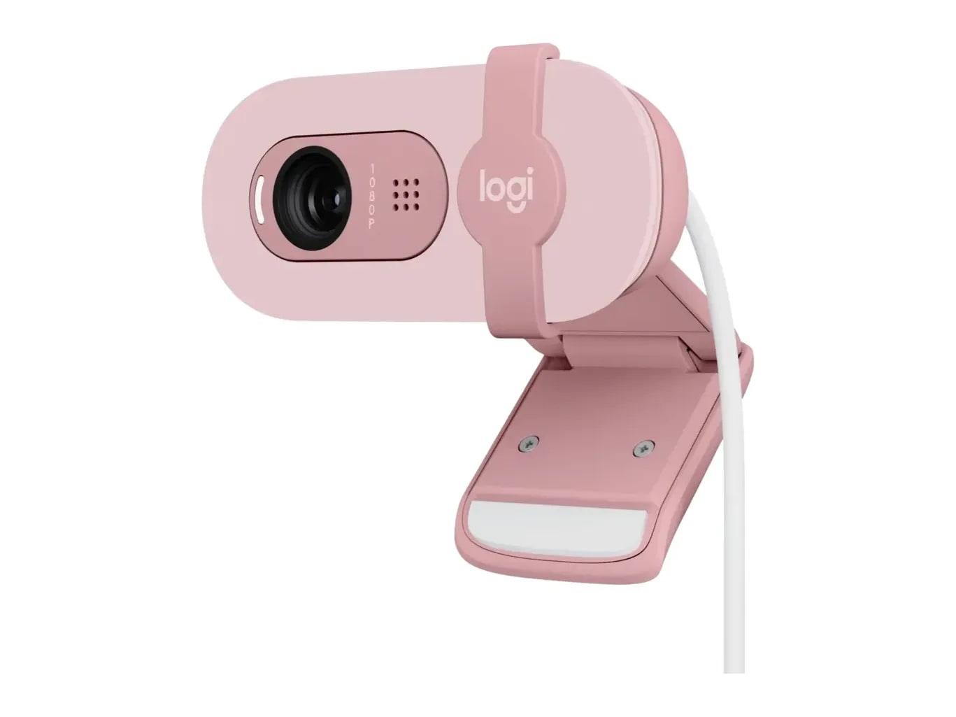Logitech - BRIO 100 Webcams - Rose (UK)