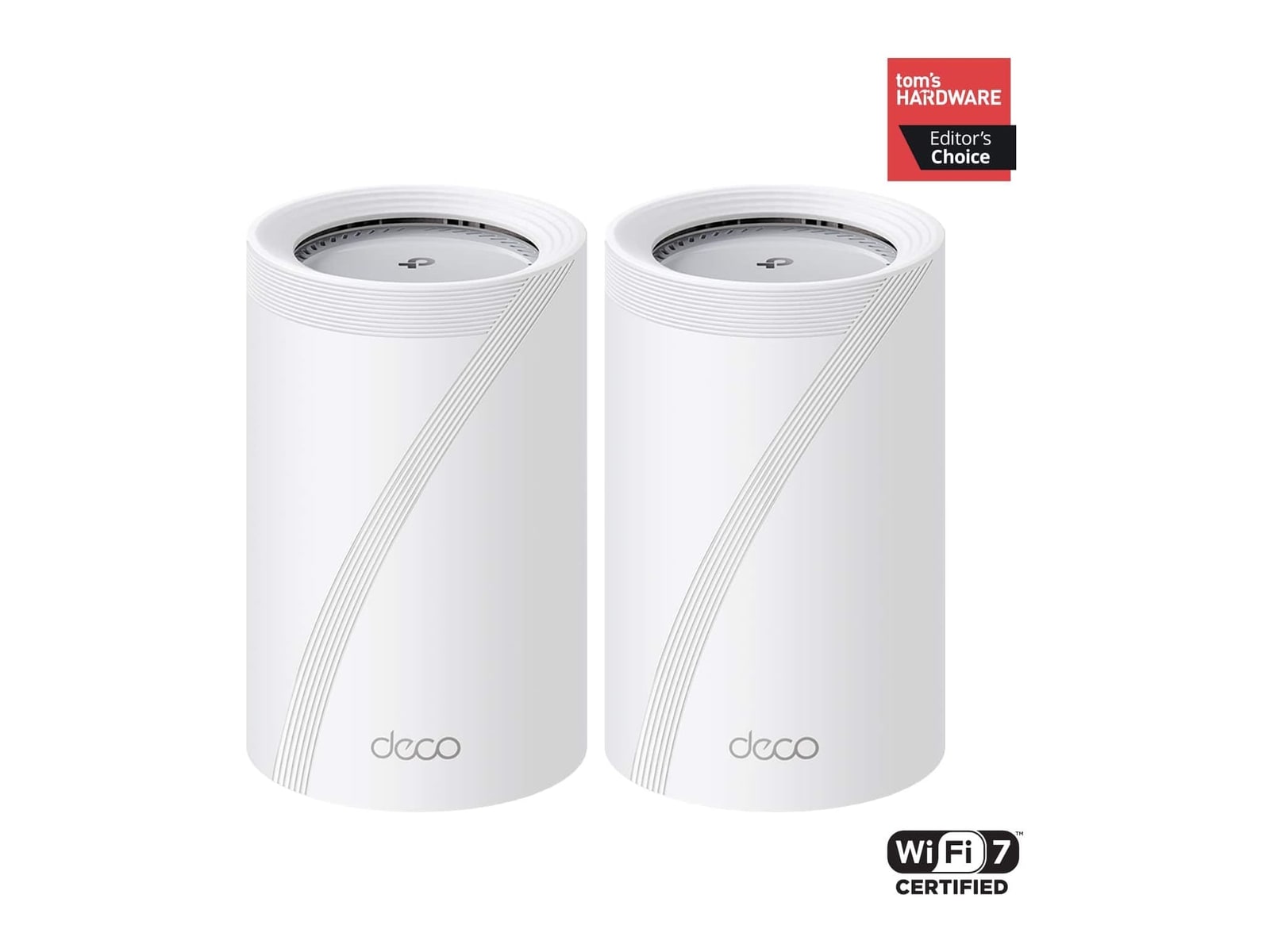 TP-Link - Deco BE65 Pro (2-Pack) Tri-Band Wi-Fi 7 (802.11be) Mesh Wi-Fi Systems