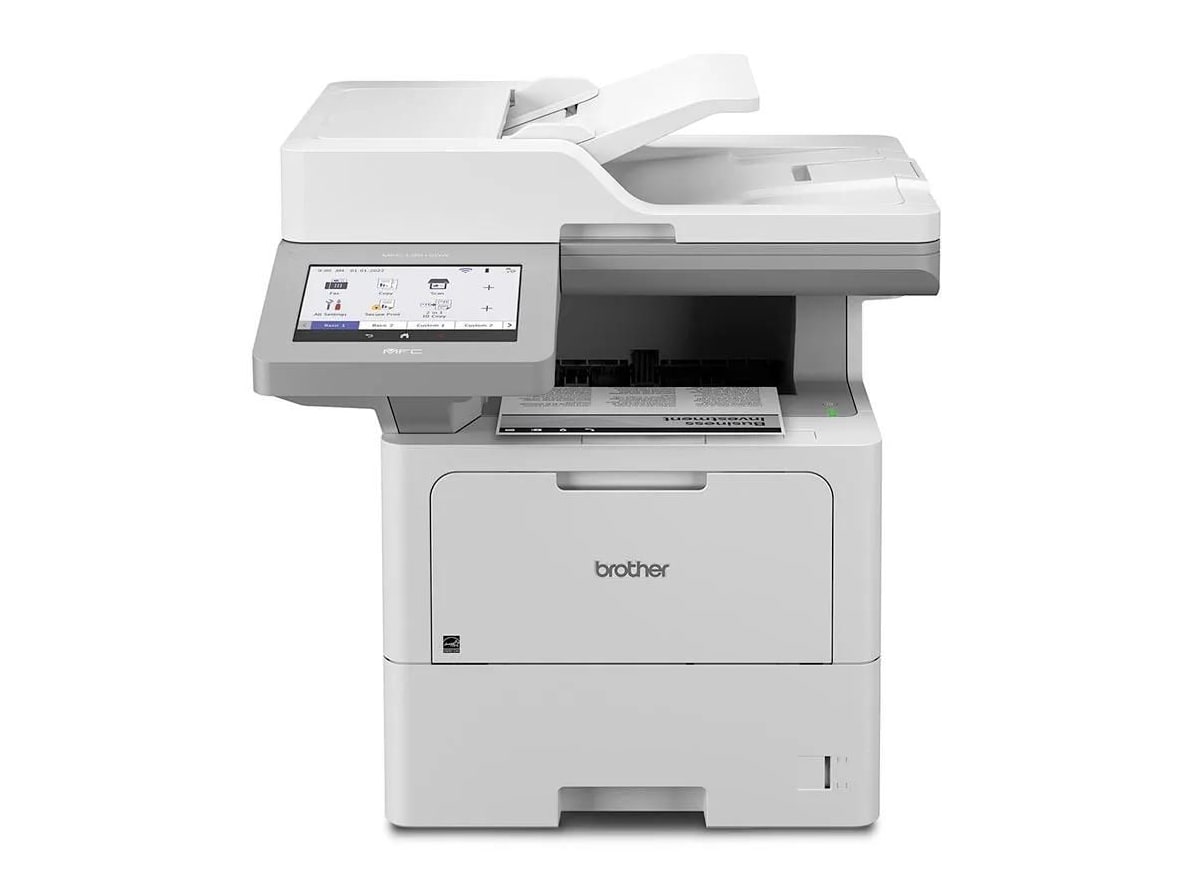 Brother - MFC-L6915DW Wi-Fi Printers - White / Black