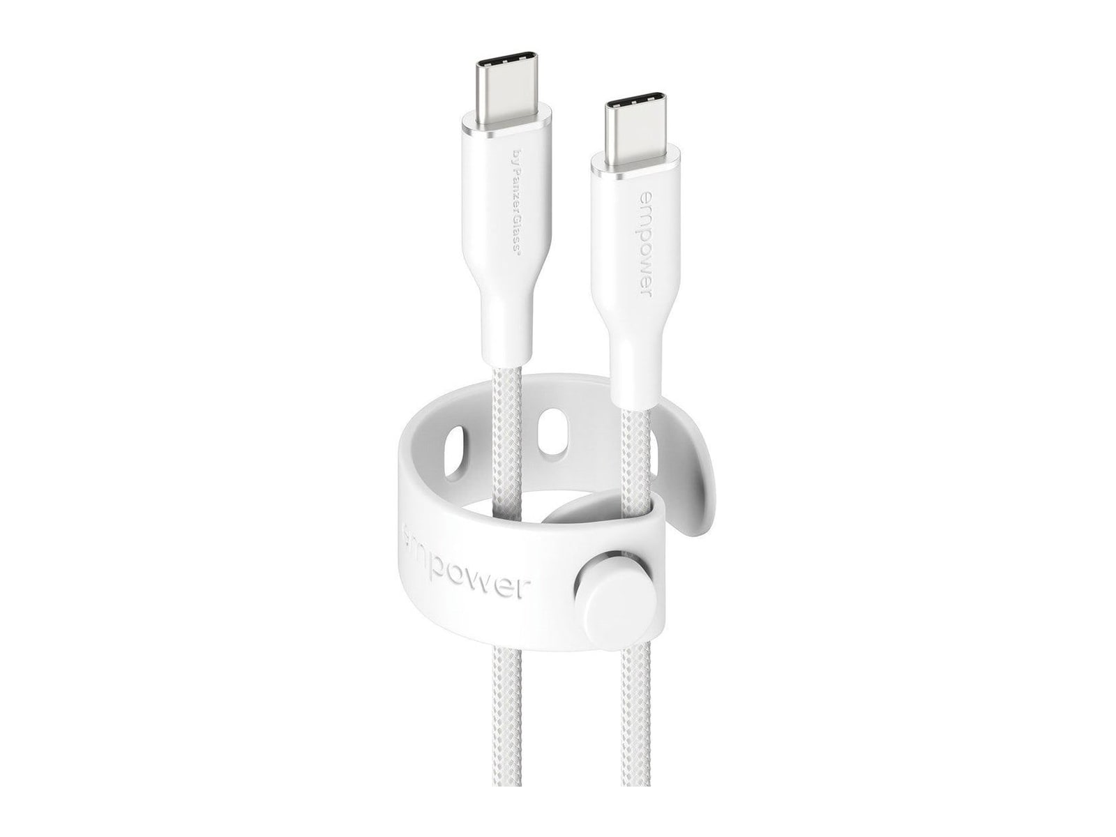 PanzerGlass - empower Racing 60W USB-C to USB-C Cable 1.2M Silver White USB-C Cables