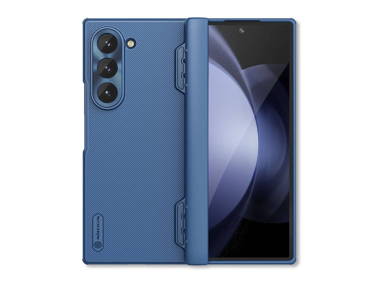 Nillkin - Super Frosted Shield Fold Case - Galaxy Z Fold 6 - Matte Blue