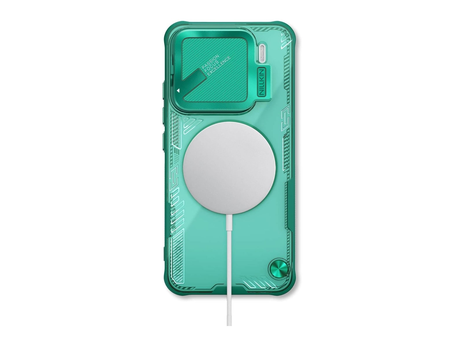 Nillkin - MagSafe Compatible Iceblade CamProp Case with Camera Cover - Xiaomi 15 - Green